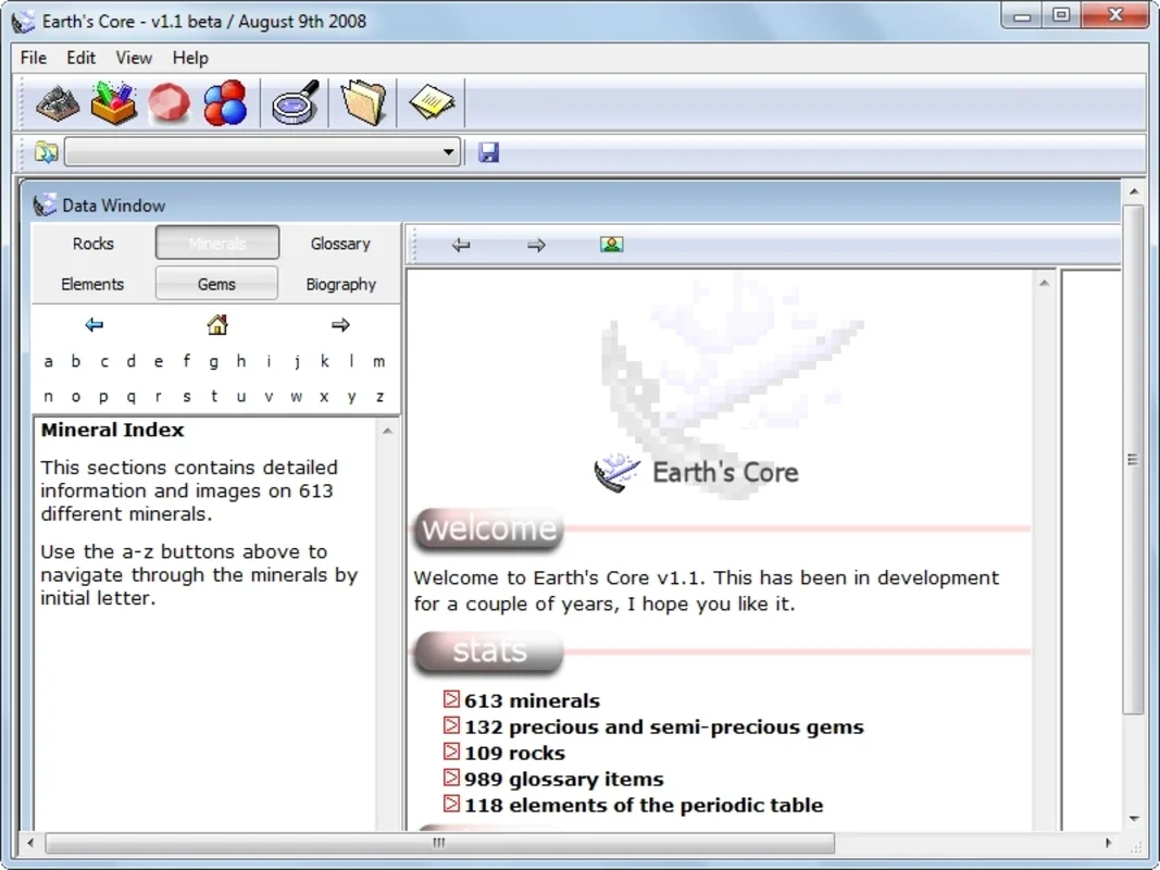 Earths Core for Windows - A Comprehensive Guide to Minerals and Gems