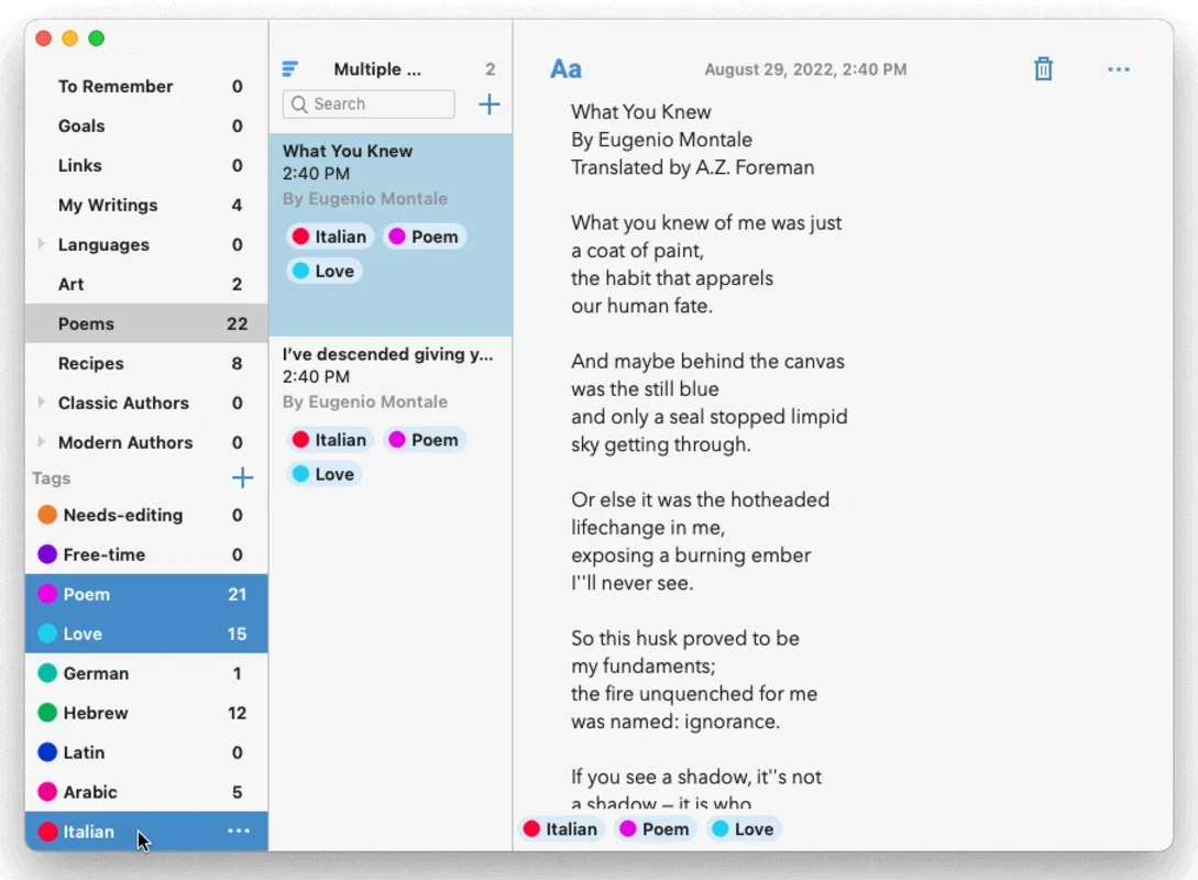 Notes for Mac: Organize Notes Effortlessly