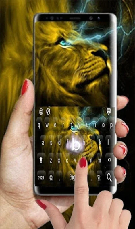 Lightning Lion king Keyboard for Android - Personalized Typing