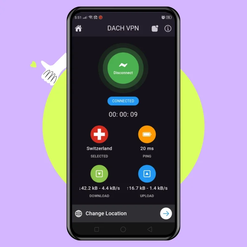 DACH VPN - Secure Android VPN with No Ads