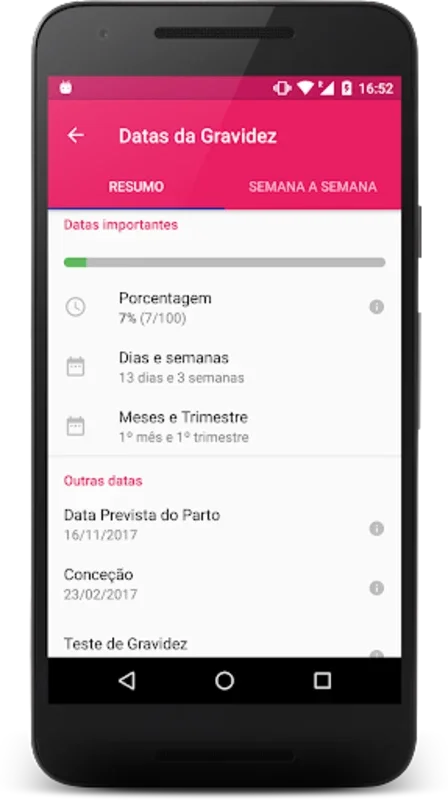 Calculadora Gravidez for Android: Comprehensive Pregnancy Tracking