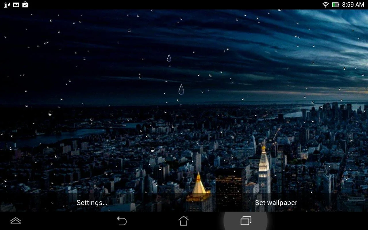 Raindrop Live Wallpaper for Android: A Serene Visual Treat