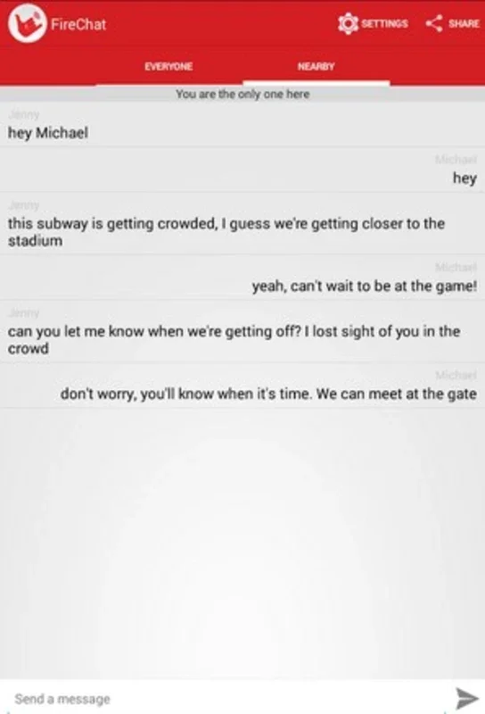 Firechat for Android - No Internet Required for Messaging