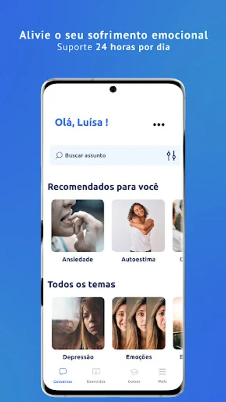 Conversa Comigo - Terapia 24h for Android: 24/7 Emotional Support