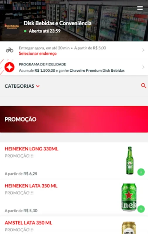 Disk Bebidas e conveniência for Android - Swift Home Delivery of Drinks and Essentials