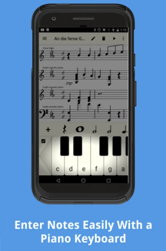 Notate for Android - Create and Share Musical Compositions