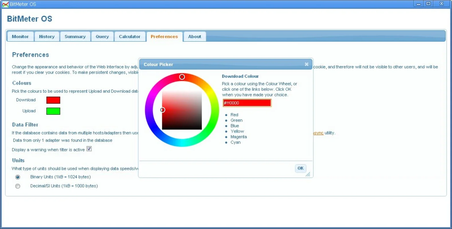 BitMeter 0S for Windows - Manage Your Internet Bandwidth