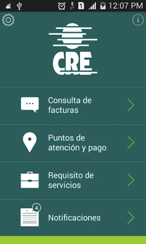 CRE Móvil for Android - Manage Services Easily