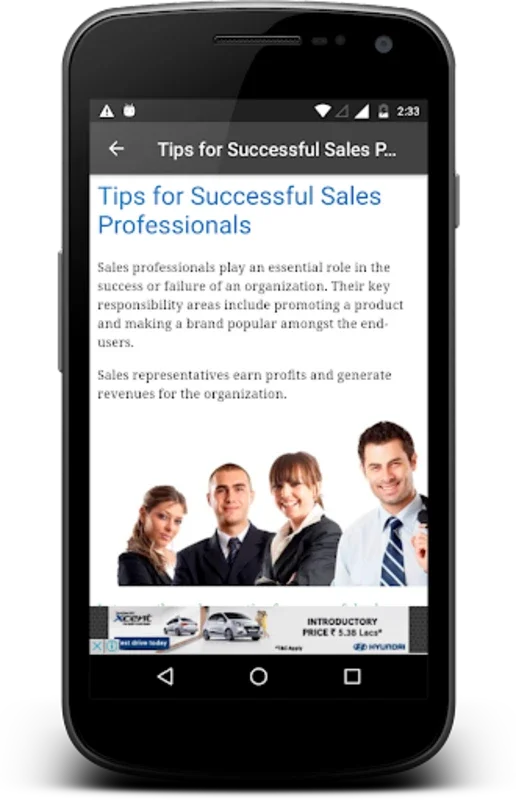 Business Sales Training for Android: Enhance Your Skills