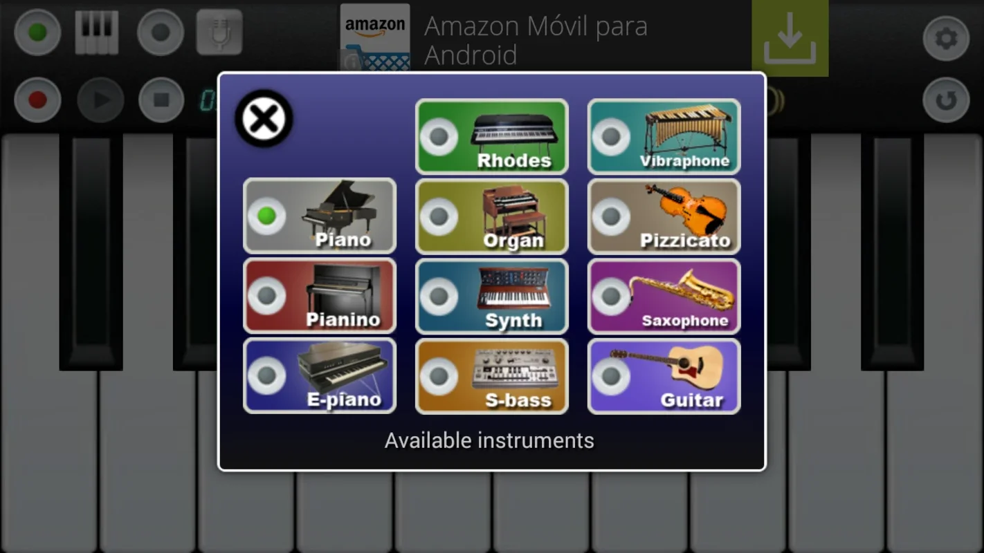 My Piano for Android - Play 11 Instruments