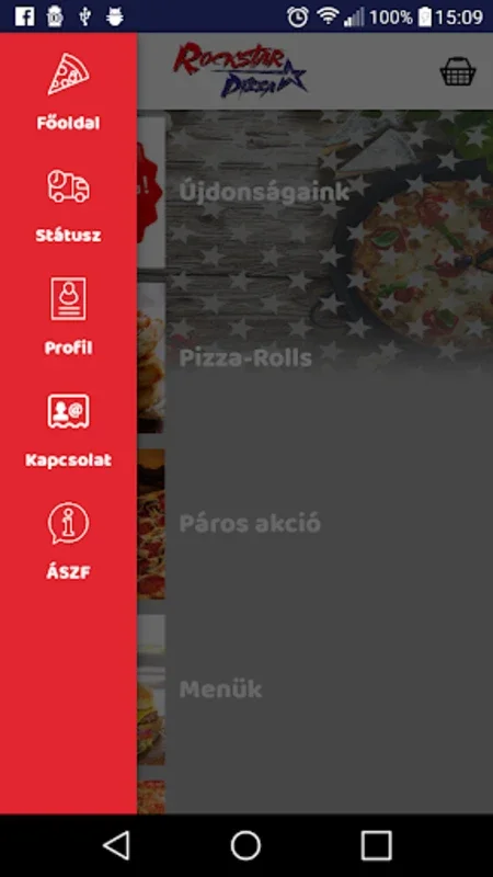 Rockstar Pizza Eger for Android - Effortless Pizza Ordering