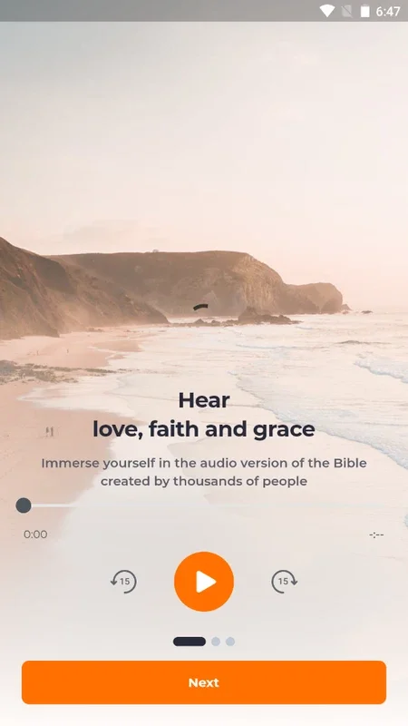 The Audio Bible for Android - Immersive Spiritual Experience