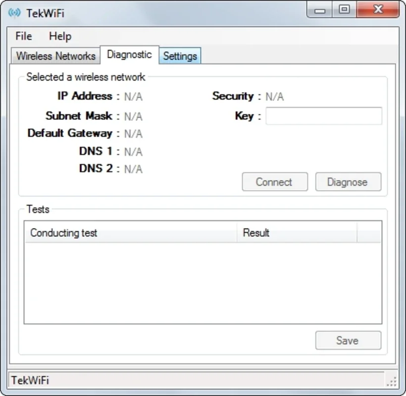 TekWiFi for Windows - Efficient WiFi Network Diagnostics