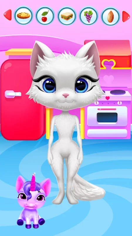 Kitty Kate And Little Unicorn for Android - Fun Pet Care Game