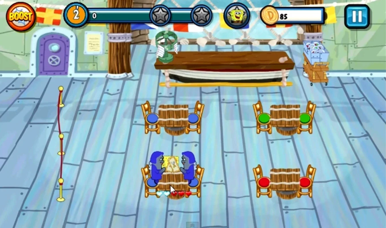 SpongeBob Diner Dash for Android - Manage SpongeBob's Burger Chain