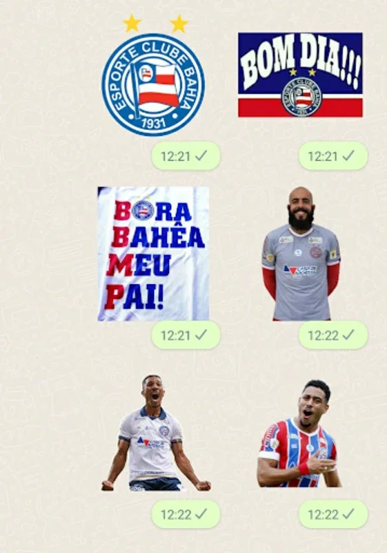 Figurinhas do Bahia for Android - Celebrate Bahia Football Club