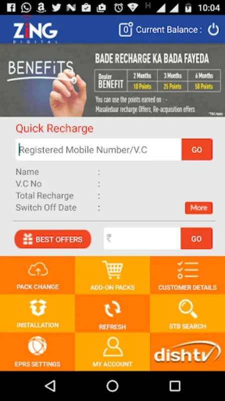 DISHTV Biz for Android - Manage DishTV Seamlessly