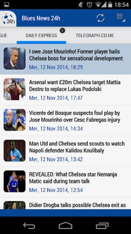 Chelsea Blues News 24h for Android - Your Premier Source for Chelsea News