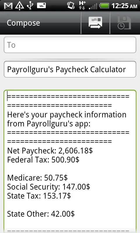 Paycheck Free for Android - Accurate Net Income Calculator