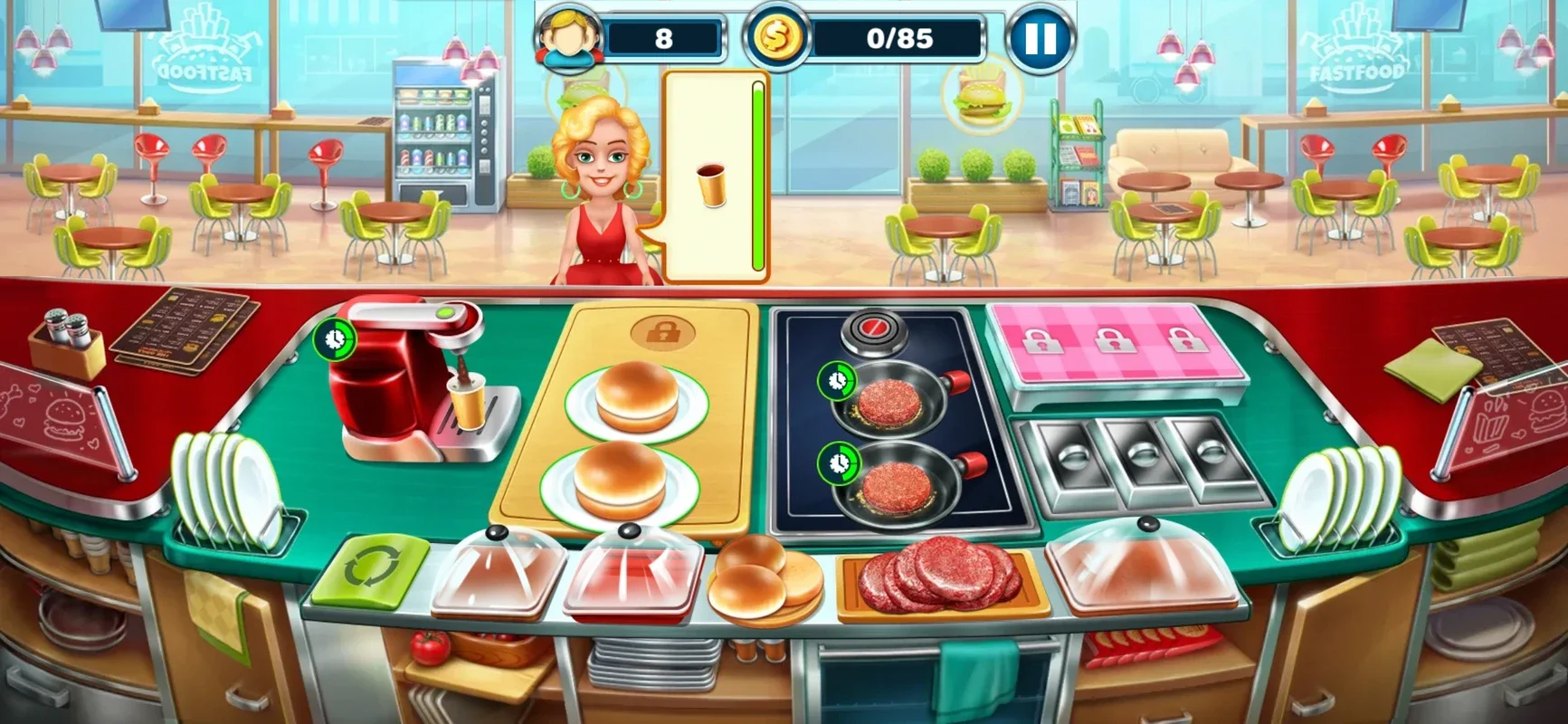 Cooking World for Android: Manage Themed Restaurants