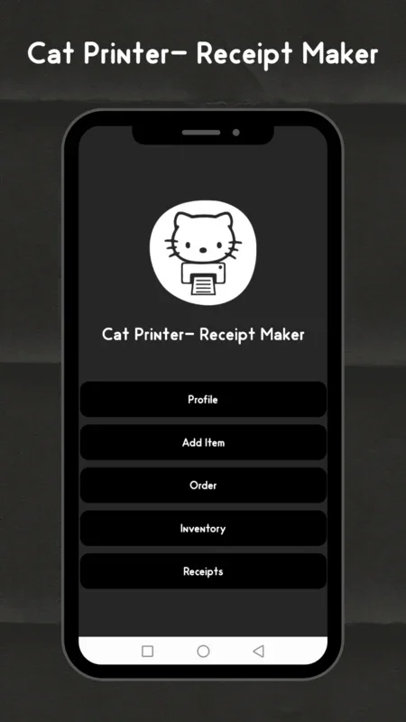 Cat Printer-Receipt Maker for Android - Print Receipts Easily