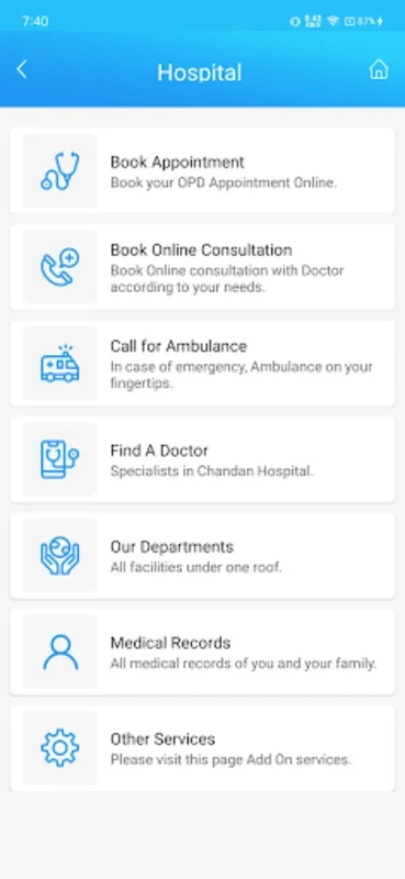 Chandan 24x7 for Android - Access Comprehensive Healthcare