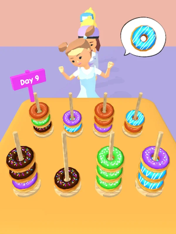 Donuts Sort Puzzle for Android - Engaging Puzzle Game