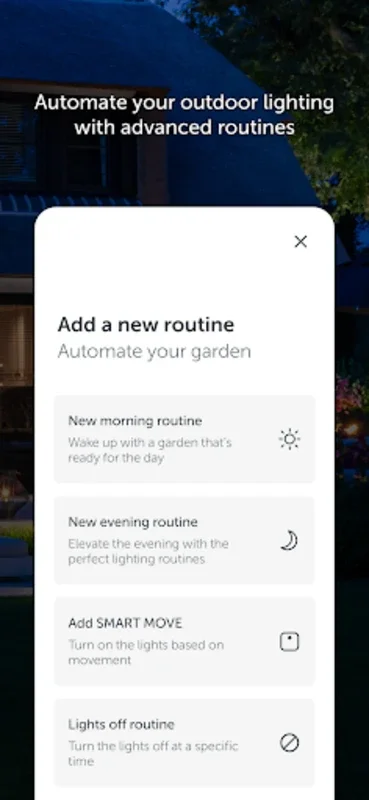 in - lite for Android: Smart Outdoor Lighting Control