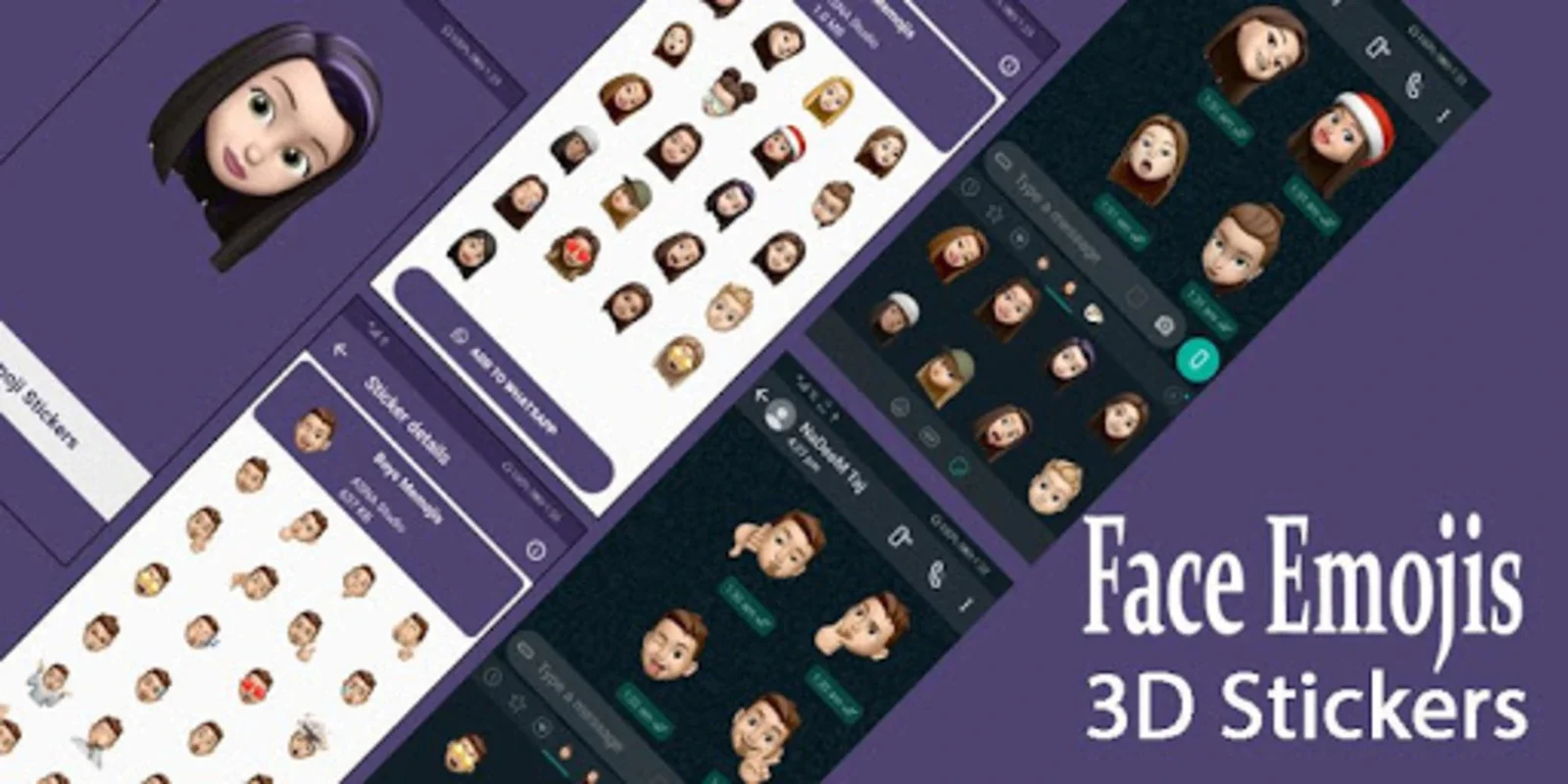 Face Emoji Stickers WaSticker for Android - Richer Messaging Experience