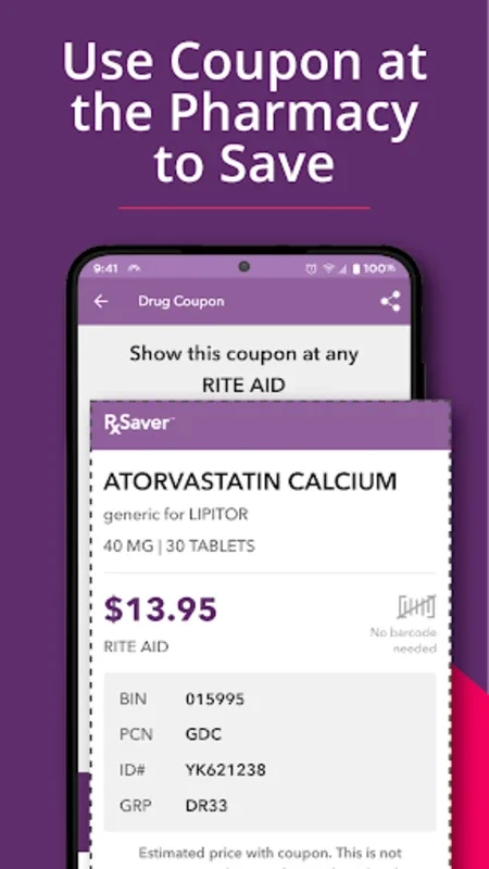 RxSaver – Prescription Coupons for Android: Save on Medications