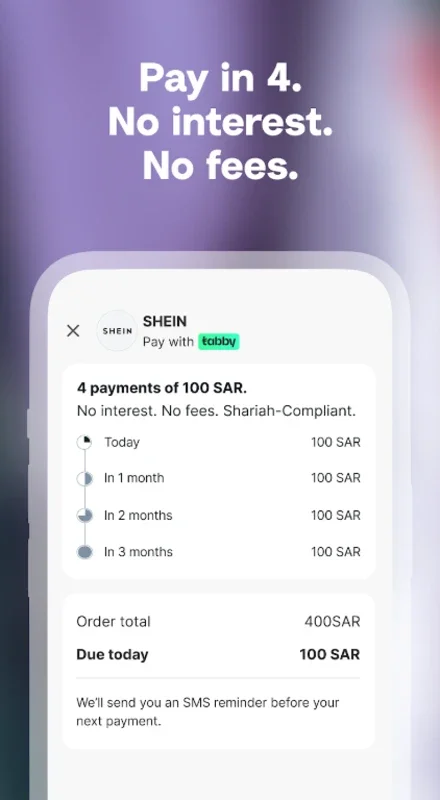 Tabby for Android - Shop with No Interest for 4 Months