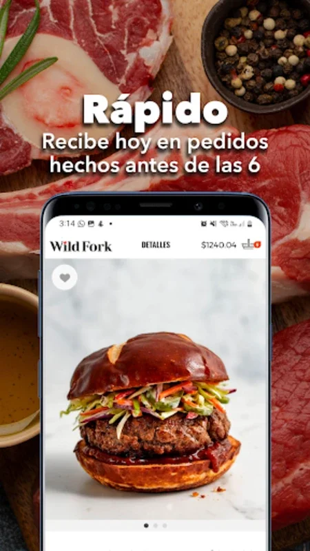 Wild Fork México for Android - Premium Meats & Seafood