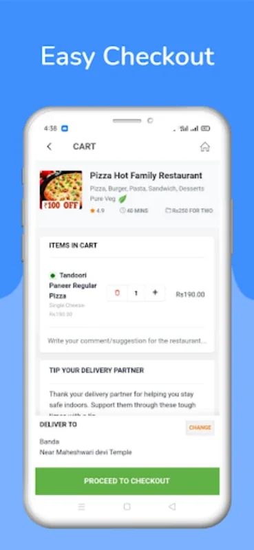 Pizza Hot - Food Delivery App for Android: Quick Ordering & Discounts