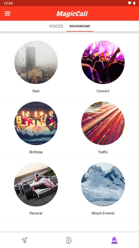 MagicCall for Android: Voice Modification with Background Effects