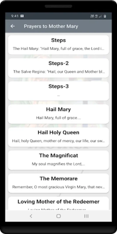 Prayers to Mother Mary on Android: A Spiritual Companion