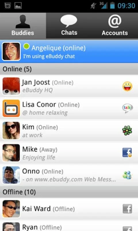 eBuddy Messenger for Android - Stay Connected with Friends