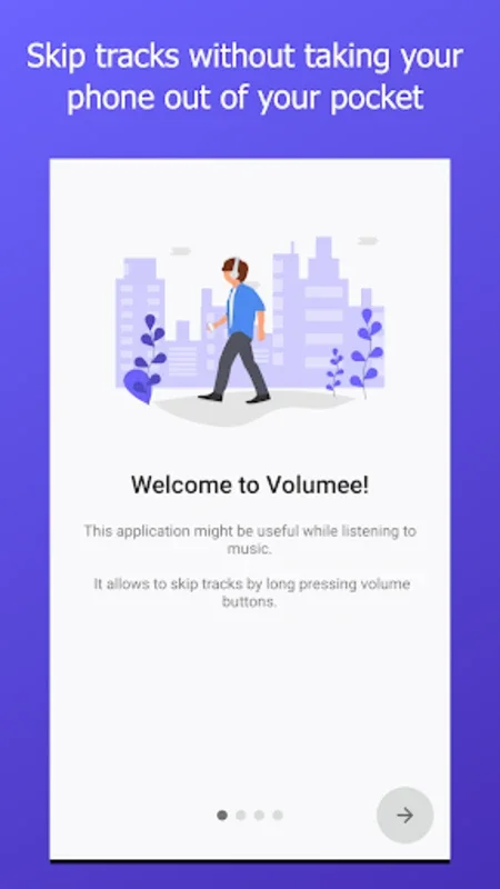 Volumee - skip tracks for Android: Effortless Track Skipping