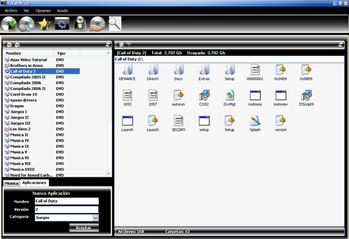 Total DB for Windows - Organize Your CD and DVD Collection