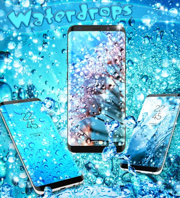 Water drops live wallpaper for Android - Transform Your Screen