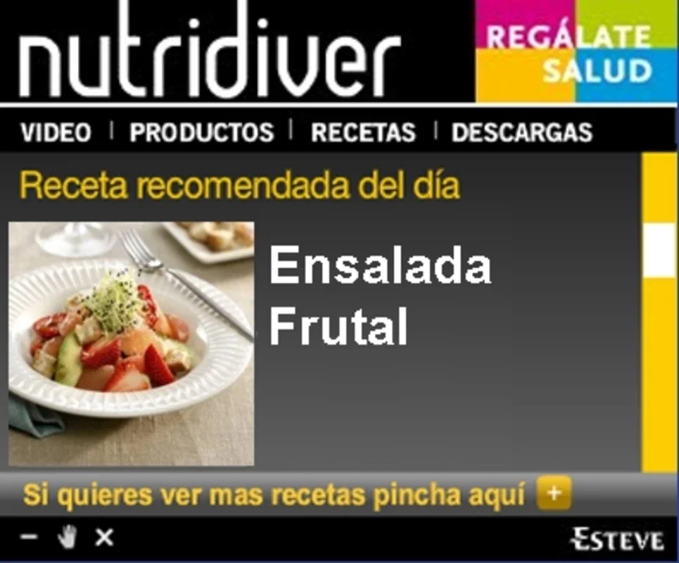 Recetario interactivo Nutridiver for Windows: Interactive Recipes