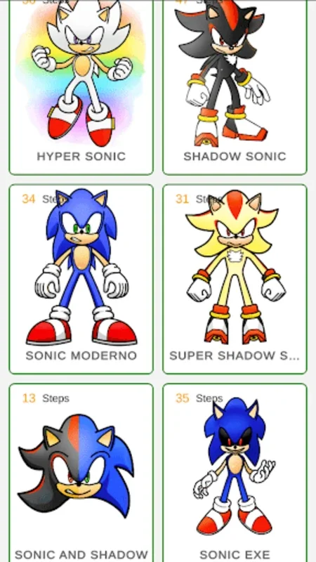 How To Draw sonic hero for Android - Master Sonic Drawings