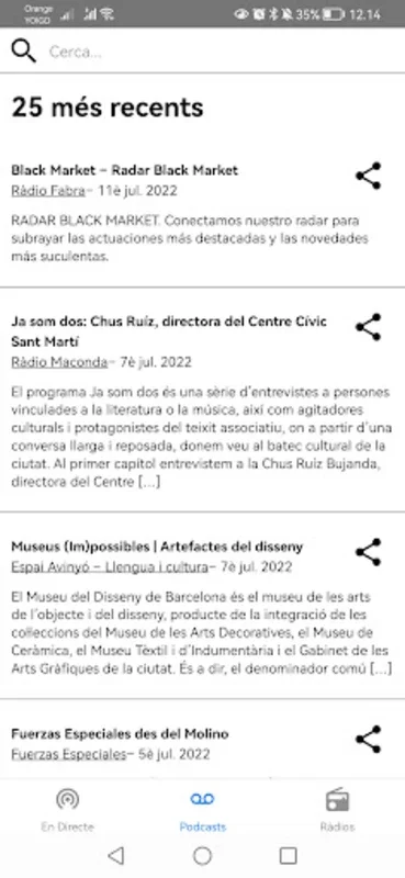 XRCB Radio for Android - Immerse in Barcelona's Podcasts