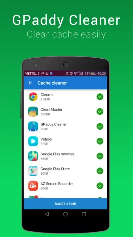 GPaddy Cleaner for Android - Optimize Your Device