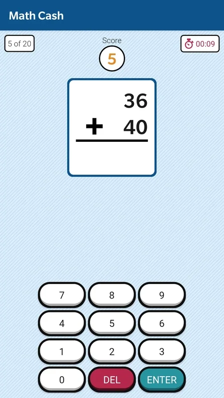 Math Cash for Android - Enhance Mental Math Skills and Earn