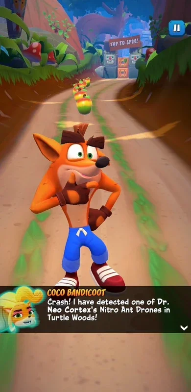 Crash Bandicoot: On the Run! for Android - Defeat Evil