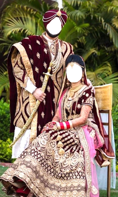 Sikh Couple Wedding Photo Suit for Android - Enhance Photos