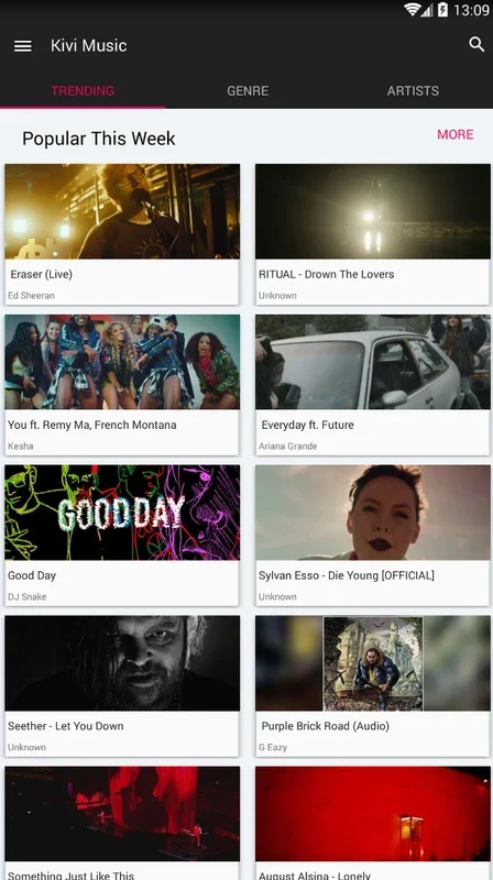 Kivi Music for Android: Enjoy YouTube Music Easily