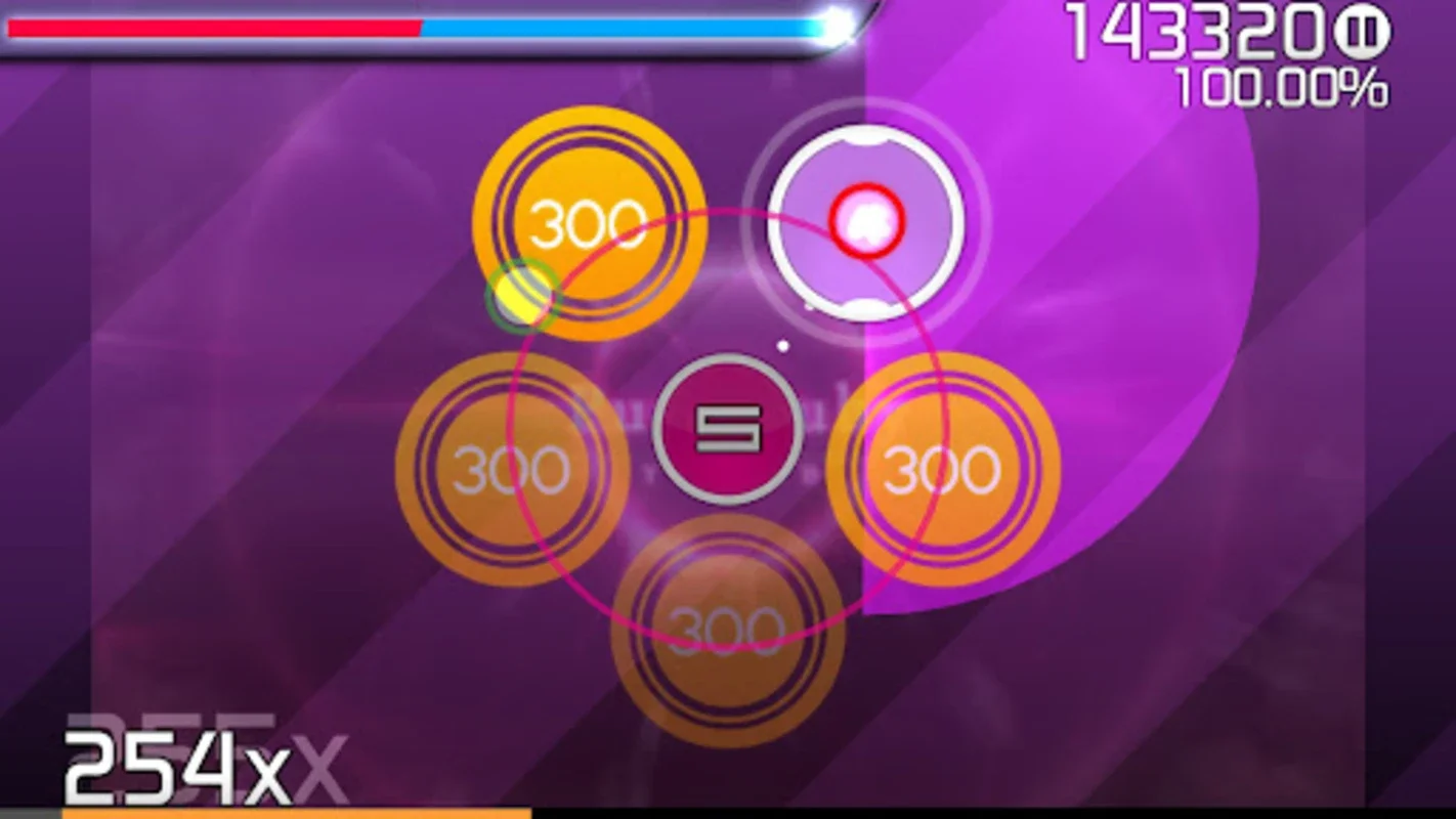 osu!stream for Android - Engaging Rhythm Gameplay