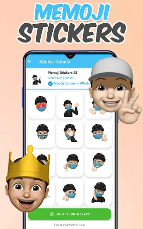 Memoji Stickers for WhatsApp on Android: Expressive Messaging