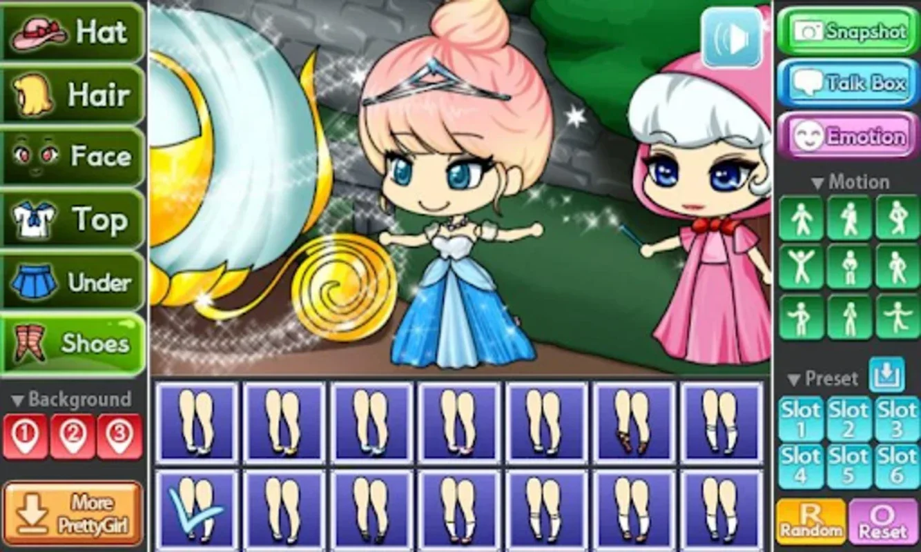 Pretty Girl's Cinderella Style for Android: Magical Fashion